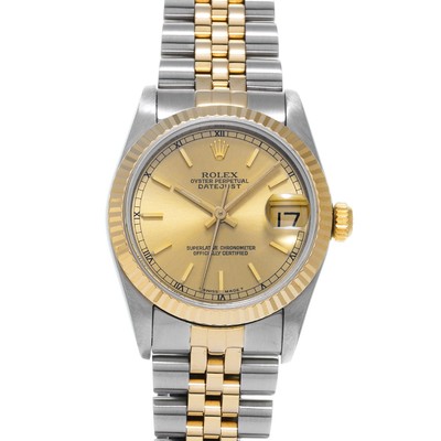 ROLEX Datejust 68273 Champagne WATCH 690286