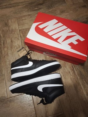 Nike Court Vision Mid Next Nature Herren Sneaker Sneaker Black Men Gr. 44,5