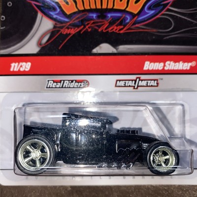 HOT WHEELS LARRY'S GARAGE BONE SHAKER! REAL RIDERS INITIALS CHASE