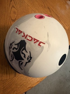 MOTIV ExJ Jackal Ten-Pin Bowling Ball White Gray Matte Drilled