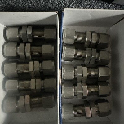 Swagelok SS-810-61 1/2'' Schottverschraubung 316 Edelstahl Verschraubung 