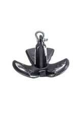 Seachoice 20 Pound Black Vinyl Coated River Anchor with Galvanized Shackle