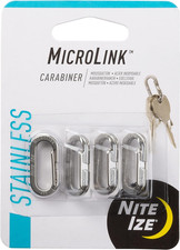 Nite IZE Microlink Carabiner, Stainless Steel...