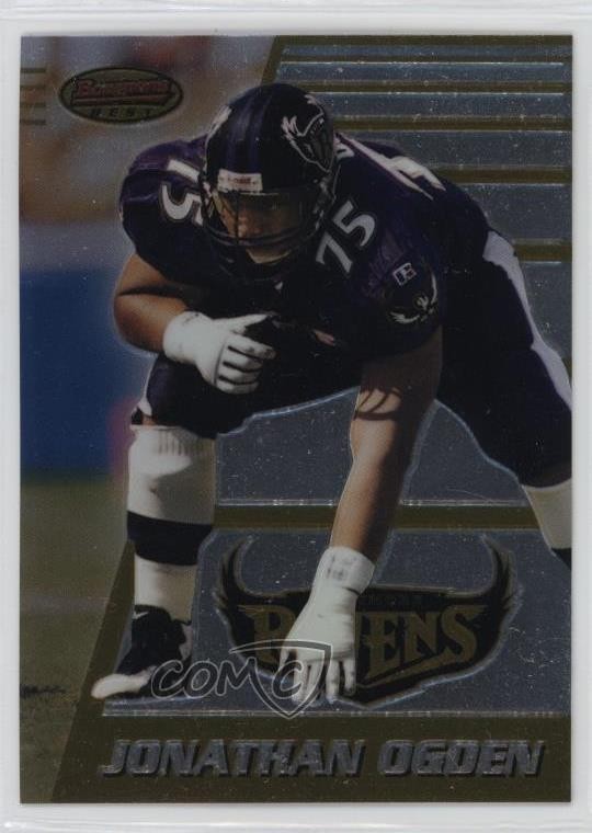 1996 Bowman's Best Jonathan Ogden #148 HOF 3hd