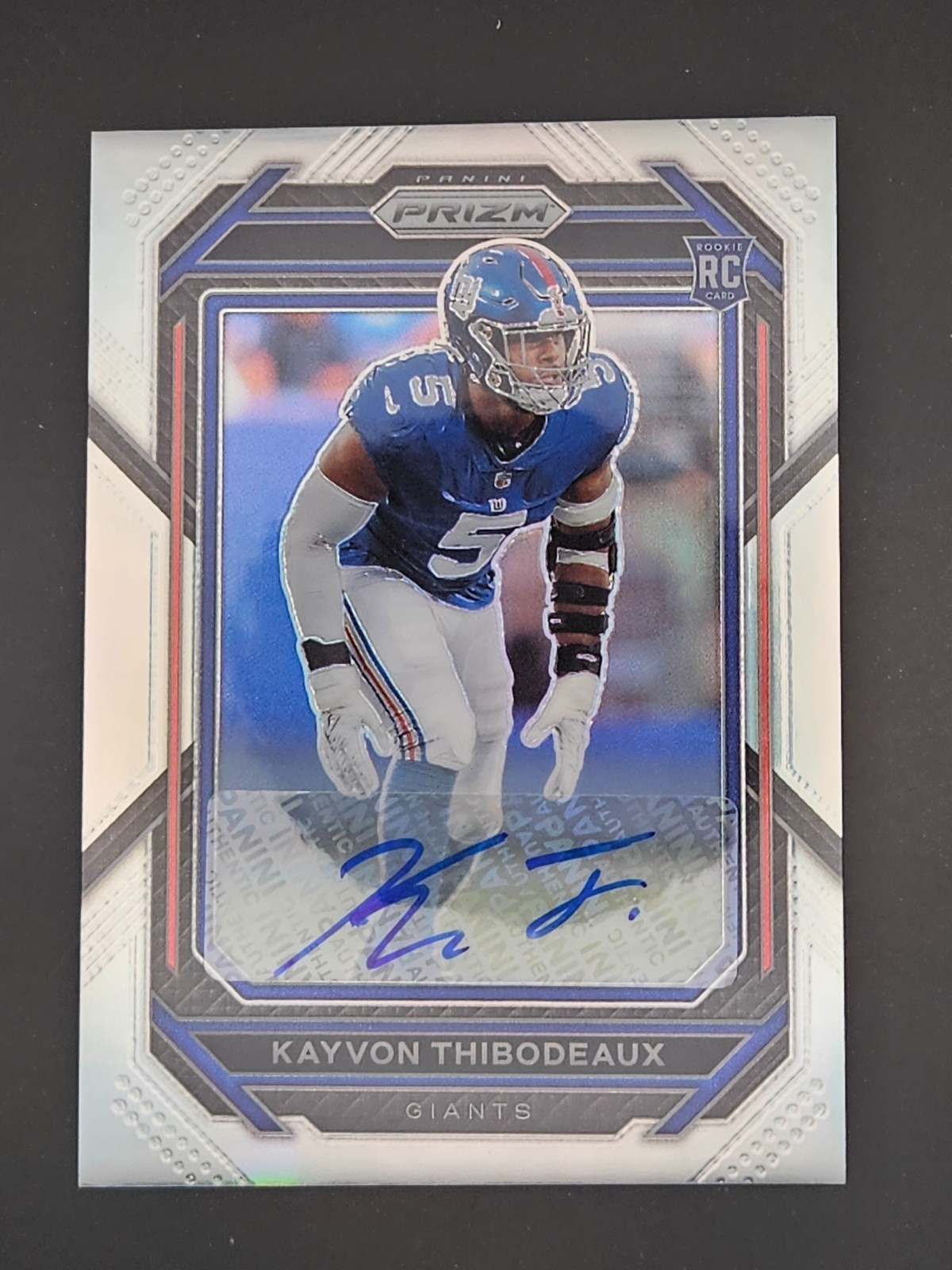 2022 Panini Prizm - Kayvon Thibodeaux #370 Silver Prizm Autograph (AU)(RC)