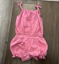 Polo Ralph Lauren Pink Romper 6 Months Bubble