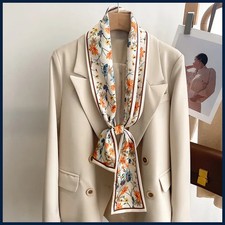 50 Color New Women Silk Feel Printed Design Scarf Shawl Fashion Luxury Long