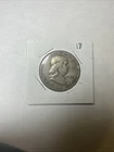 1952-P Franklin Half Dollar 90% Silver VF/XF Benjamin Franklin 50C US Coin