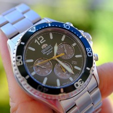 Orient Chronograph Watch Stainless Steel