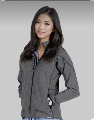 Blue Sky Co. Womens Athletic Fit Skylar Jacket Black Lg Full Zip New With Tags