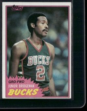 Junior Bridgeman 1981-82 Topps #97 Milwaukee Bucks