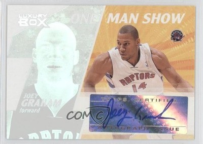 2005 Topps Luxury Box One Man Show /724 Joey Graham #OMSA-JG Rookie Auto RC 0f8