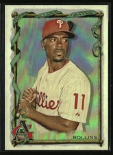2023 Topps Allen & Ginter Silver Portrait Jimmy Rollins #134 Phillies