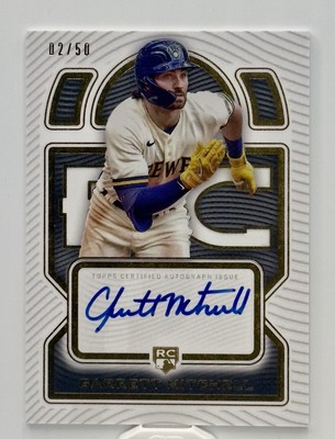 2023 Topps Definitive Collection Rookie 02/50 Garrett Mitchell #DRA-MIT Auto RC
