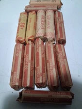 wheat penny rolls lot 13 Rolls
