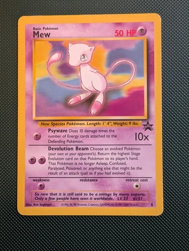 Pokemon EN Mew Black Star Promo #8 - LP