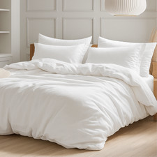 400TC Reversible Duvet Cover Set for Single to S.king Size Bedding Quilt Cover