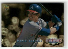 1994 Upper Deck #MM11 David Justice Mickey Mantle's Long Shots ☘️M16