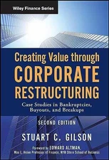 Creating Value Through Corporate - Hardcover, by Gilson Stuart C. - Acceptable n