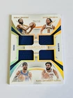 Jalen Brunson/Towns/Bridges/Hart 2024-25 Immaculate Quad Mem /99 Game Worn!