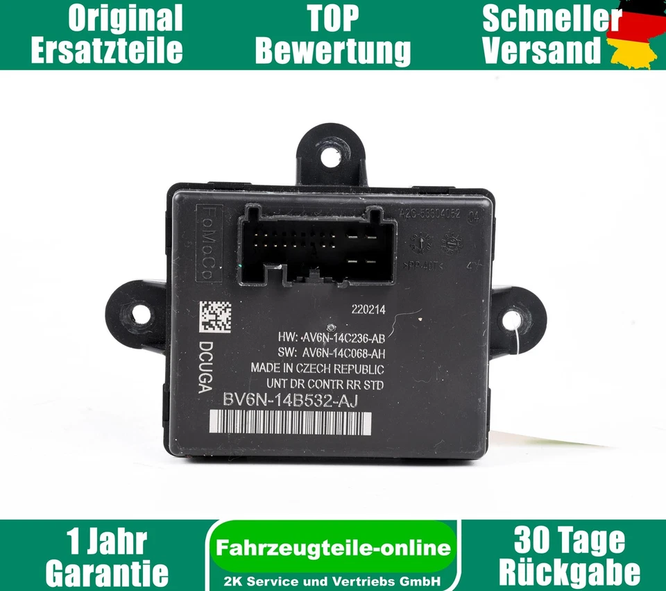 Ford Focus III DYB AV6N14C236AB Centralina Porta Posteriore Sinistra O Destra - Immagine 4 di 4