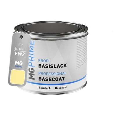 Autolack Dose spritzfertig für Nissan EW2 Light Yellow Basislack 0,5 Liter 500ml