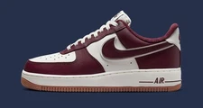 Nike Air Force 1 Maroon College Pack DQ7659-102 Mens New
