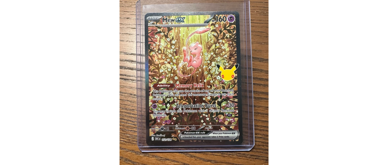 Pokemon 30th Celebrations Mew ex 152/128