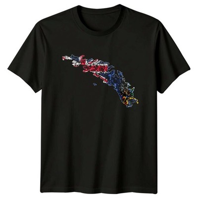 T-Shirt Südgeorgien Karte Südliche Sandwichinseln Flagge Geschenk für Sie und Ihn