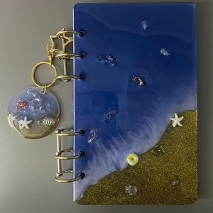 Sea Resin Binder with Gold Ring (#CashLife #RealLife)