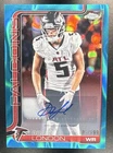 2025 Topps Chrome Football Aqua Lava Refractor Drake London #BA-DL