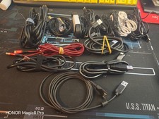 VARIOUS OVER 20 USB CABLES C,A,MICRO AND OTHERS