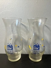 Spirit Cruises Glasses Lot Of 2 Hurricane Glasses