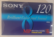 Sony 120min 8mm MP Standard Grade Video Cassette P6-120MPC New/Sealed