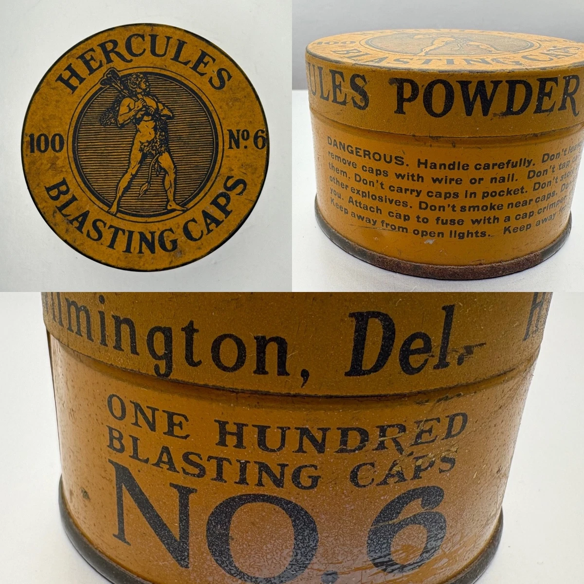 Yellow Original Collectible Advertising Tins for sale | eBay