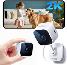 Indoor Security Camera, 2K Wifi Home Camera for Baby Monitor/Pet/Dog, Motion Det