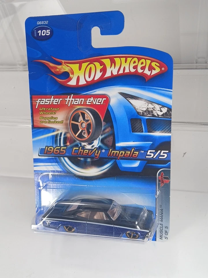 Hot Wheels 2005 más rápido que nunca Muscle Mania 65' Chevy Impala lote de 2 Foto 3 de 4