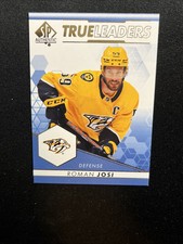22-23 UD SP Authentic Hockey Blue Parallel True Leaders TL-6 Roman Josi