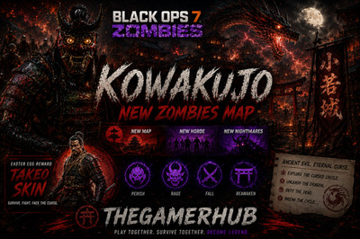 Kowakujō Easter Egg Carry Early Calling Card Black Ops 7 Zombies FIRST TRY NEW!