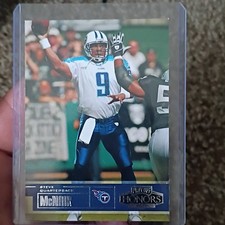 Playoff 2003 Honors Steve McNair #83 Tennessee Titans Football Card