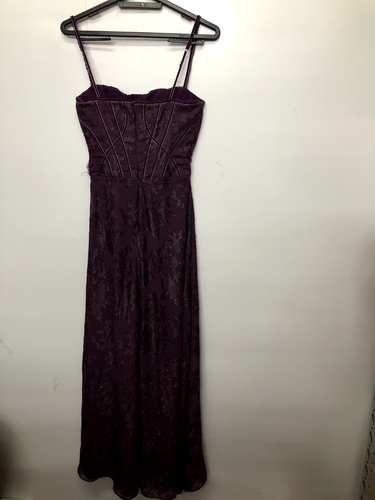 HOUSE OF CB 'Esme' Grape Lurex Chiffon Maxi Dress S 8/10 3837 - Picture 11 of 11