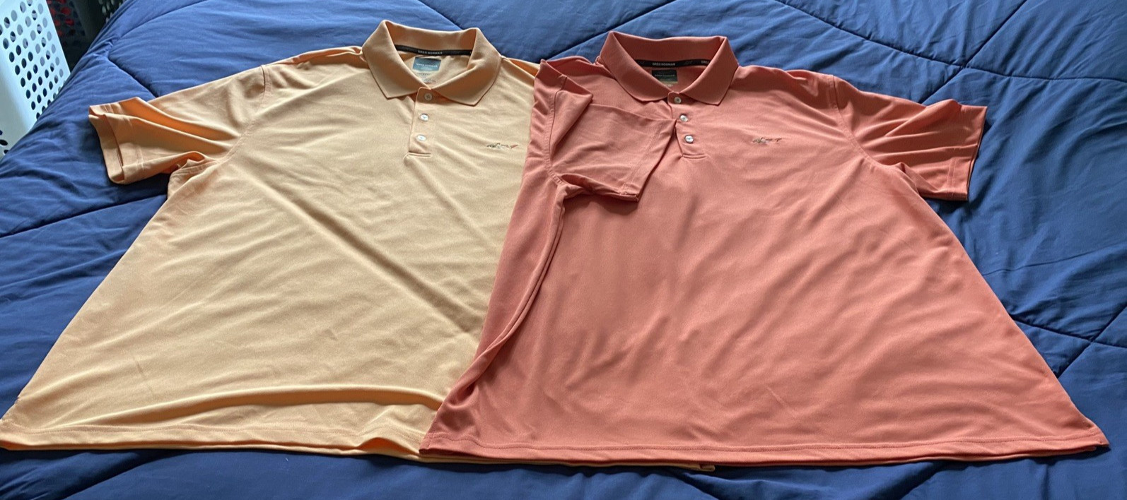 GREG NORMAN / JACK NICKLAUS MENS GOLF POLO S. SLEEVE SHIRTS 2XL PLAY &  STAY DRY image 2