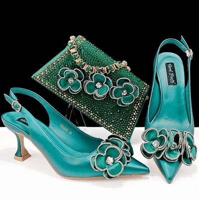 New Sale Italian Design Shoes With Matching Set- ED104