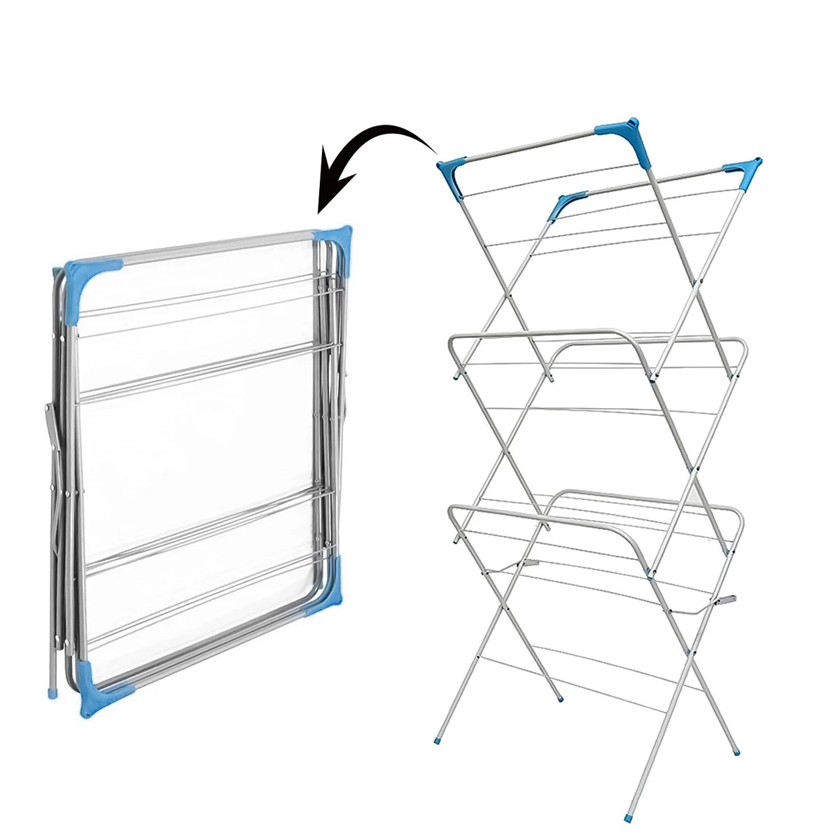 Airer Clothes Drying Rack Clothes Horse Indoor and Outdoor Non Slip Laundry  Rack