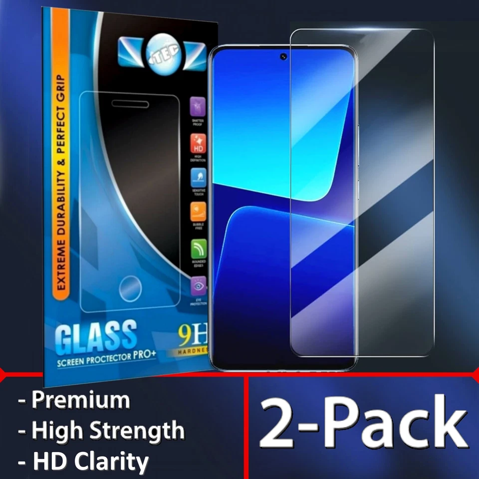 Tempered Glass Screen Protector For Xiaomi 11T 12T Redmi Note 7 8 9 10 11 Pro 5G