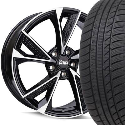 19 Zoll Winterräder MAM RS6 BFP Alufelgen 235/35 R19 für Seat Cupra Leon Typ KL