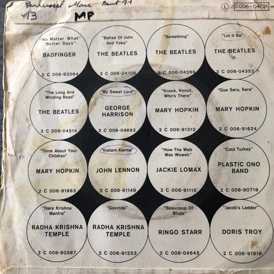 Ringo Starr - It Don't Come Easy / Early 1970 (7", Single) - Photo 2/3