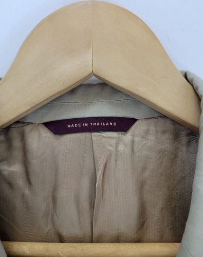 Brooks Brothers Brookscool Poplin Sport Coat Blazer Beige Youth Boys Size 18 - Picture 4 of 9