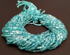 5 Strand Natural Apatite Oval Smooth 5x7mm Gemstone Loose Beads 12"inch, Apatite