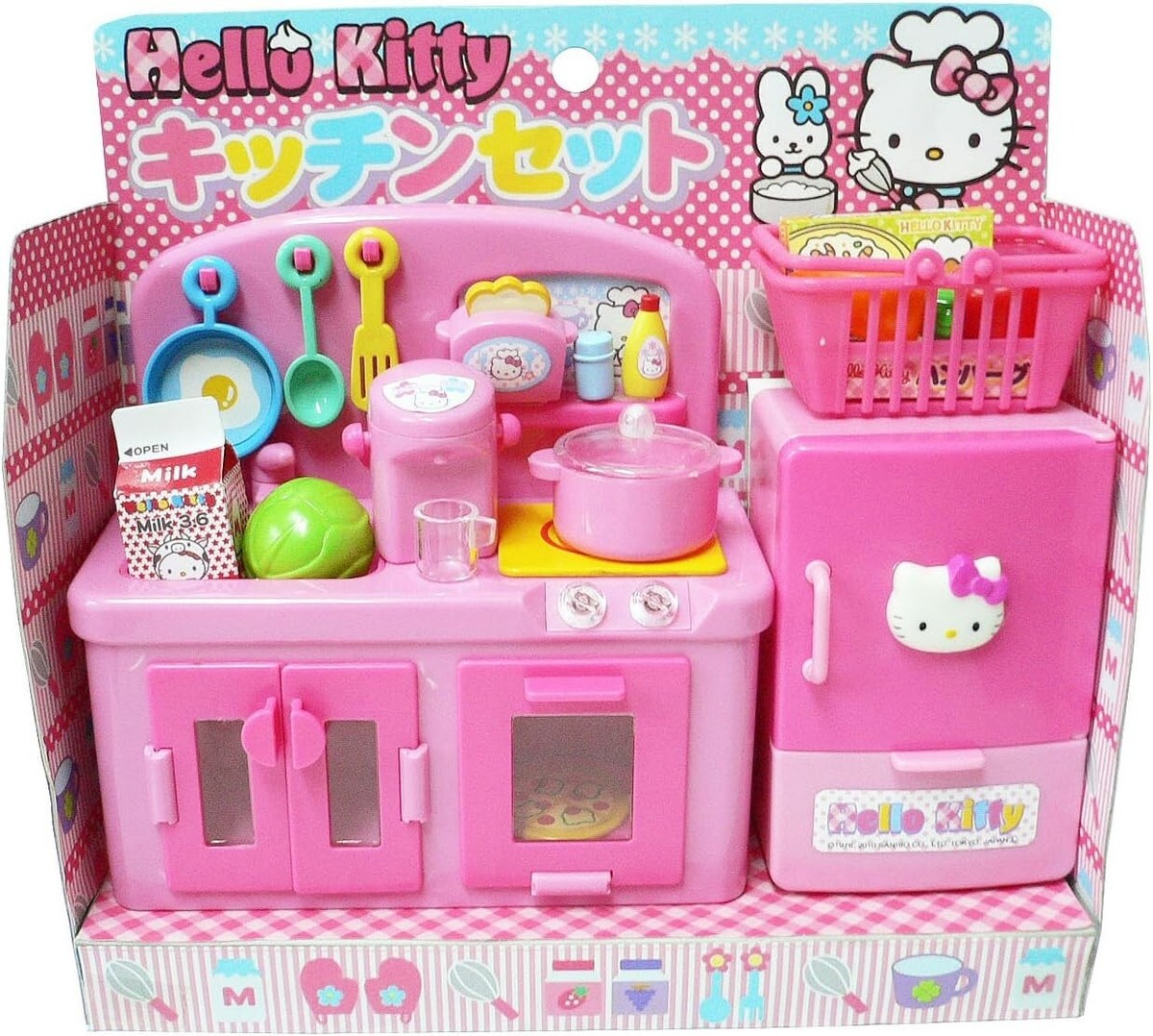 ゆ*)様 【希少】Hello Kitty 家具 食器棚セット ピンク New Sanrio Hello Kitty Kitchen Set Kawaii Japan Toy Oven